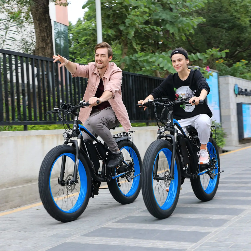 Electric Fat Tyre Bike – Removable 48V 17.5Ah Battery, Up to 56 km/h